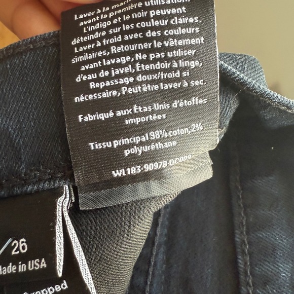 Proenza Schouler Women's NWT Cropped Flare Jeans Black Wash Size 26 Denim NWT - Picture 10 of 11